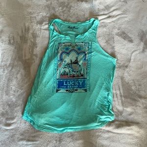 Lucky Brand turquoise tank